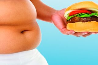 Die Ursachen für Bluthochdruck sind Fettleibigkeit und falsche Ernährung.